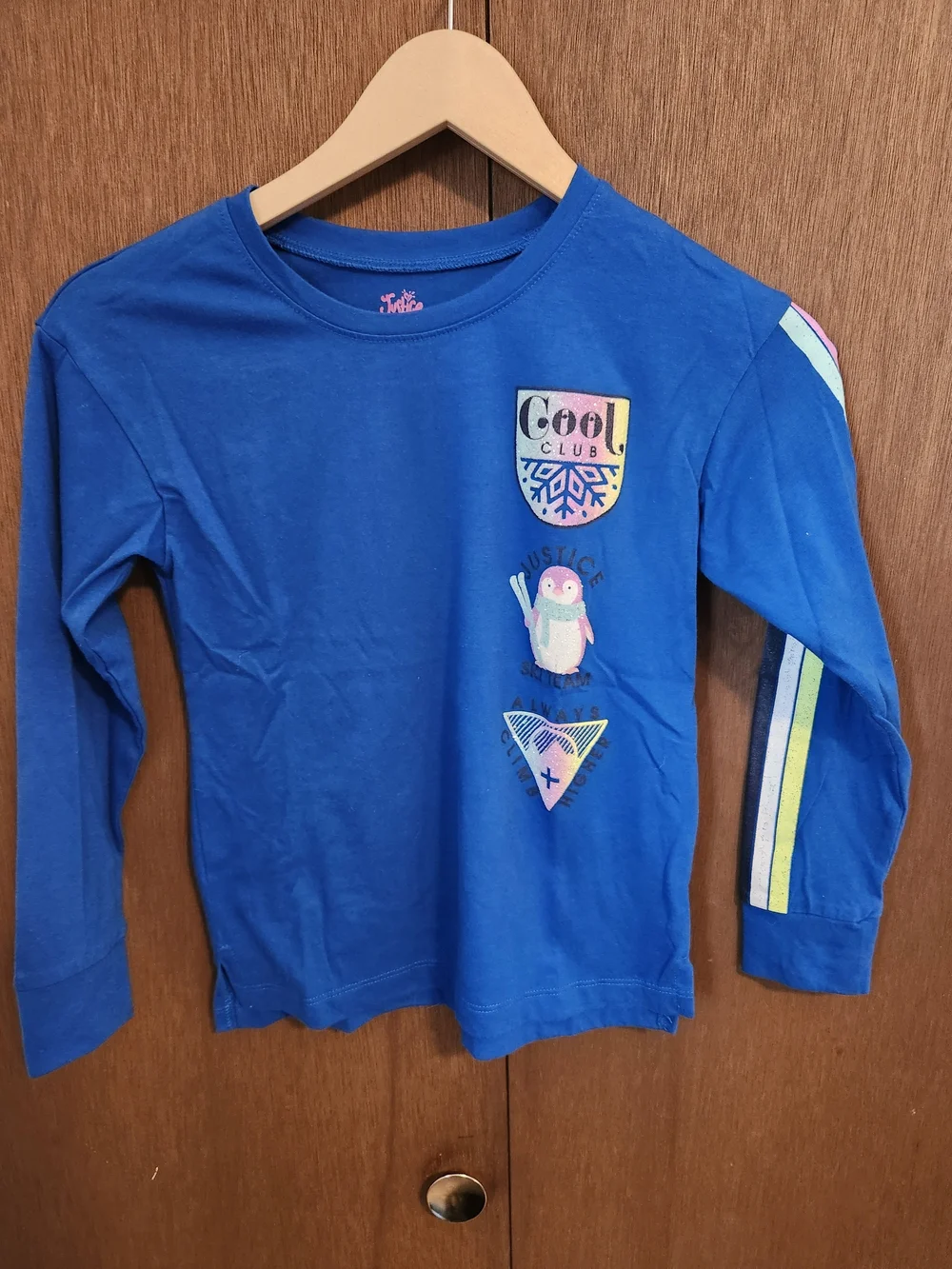 Kids Blue 'Cool Club' Long Sleeve Top